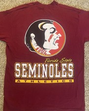 Vtg New Deadstock Salem Sportswear Florida State 90s Single Stitch T Shirt Sz L