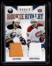 2011-12 Panini Rookie Anthology Rivalry Dual Jerseys Zack Kassian/Aaron Palushaj