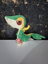 Ty Beanie Baby - Snivy The Pokemon Uk Exclusive BNWT