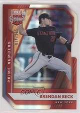 2021 Panini Elite Extra Edition Prime Numbers A Die-Cut 24/105 Brendan Beck 0q3