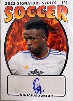 Vinicius Junior 2022 Leaf 1/1 Autograph 755456