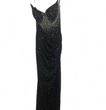 Black rhinestoned Jovani Dress size 000.
