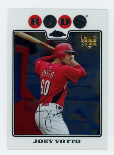 2008 Topps Chrome Joey Votto RC #196 Rookie Reds