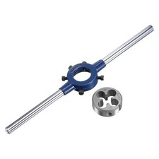 Boxonly Round Die Stock Handle Wrench Set,3/8-24 UNF Threading 3/8-24