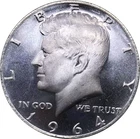1964 Kennedy Half Dollar Coin USA 50C American Silver Style Collectible Souvenir