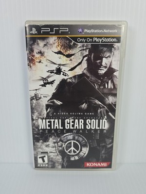Metal Gear Solid Peace Walker (Sony PlayStation PSP) CIB Tested Free Shipping 