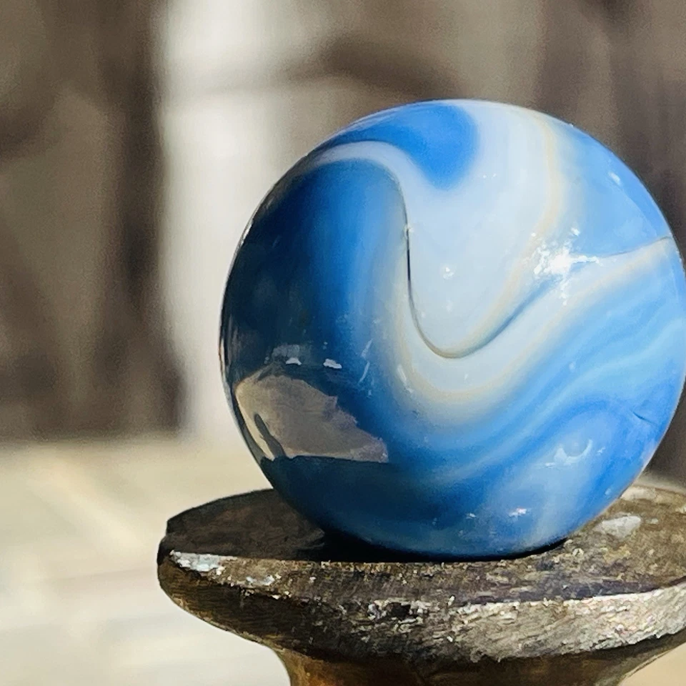 Christensen Agate Flame Shooter marble 1” - Image 4 of 4