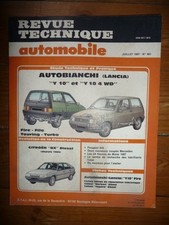 Revue technique Autobianchi Y10