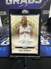 Marketplace image: Topps Chrome Black Superfractor Tracy Mcgrady 1/1 Ivory Autograph Card