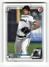 2020 Bowman Draft #BD-112 Zach McCambley