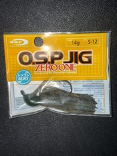 OSP ZERO ONE JIG / S12 Green Pumpkin Blue Fla...