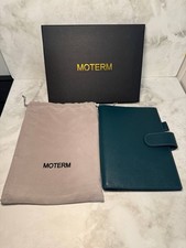 Moterm Leather Cover A5 Notebook Planner Pebbled Deep Teal ?Fits Hobonichi Cousi