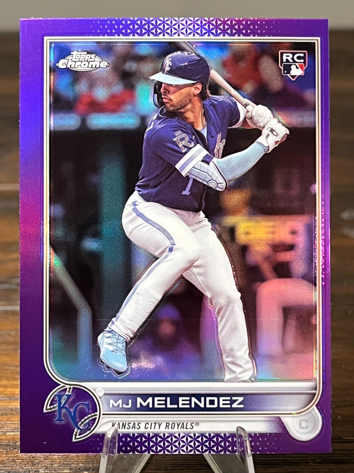 2022 Topps Chrome Update #USC38 MJ Melendez Purple Refractor [RC] Kansas City