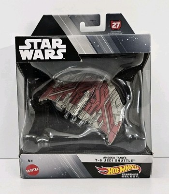 Hot Wheels Star Wars Starships Select Ahsoka Tano s T-6 Jedi Shuttle, NEW in Box