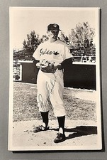 Ray Narleski  Cleveland Indians Team Issue Post Card SIGNED