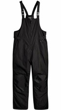 Bass Creek Outfitters Men's Snow Bib - Insulated Overall Ski Pants Black