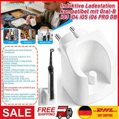 Induktive Ladestation kompatibel mit Oral-B iO3 iO4 iO5 iO6 PRO DB