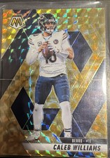 Caleb Williams RARE GOLD REFRACTOR MOSAIC INVESTMENT CARD SP PANINI BEARS MINT
