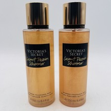 2 Victorias Secret Coconut Passion Shimmer Summer Fragrance Mist 8.4 fl oz