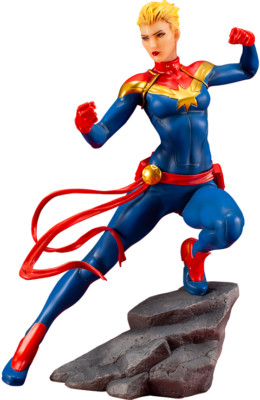 Marvel Comics Avengers Captain Marvel Statue ARTFX Serie Kotobukiya Sideshow