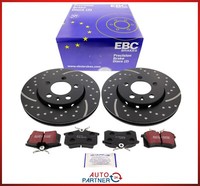 EBC Turbogroove Scheiben & BeläGe FüR Audi S3 TT Golf IV R32 Leon Cupra 1KF