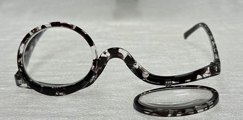 Folding Women Makeup Magnifying Reading Flip Make-up Eye Glasses Eyeglasses Care - Picture 16 of 27