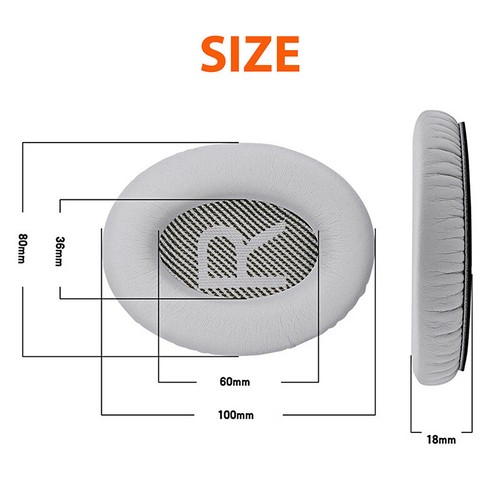Replacement Soft Cushion Ear Pads For Bose QuietComfort QC35/QC35 II Headphones - Picture 5 of 9