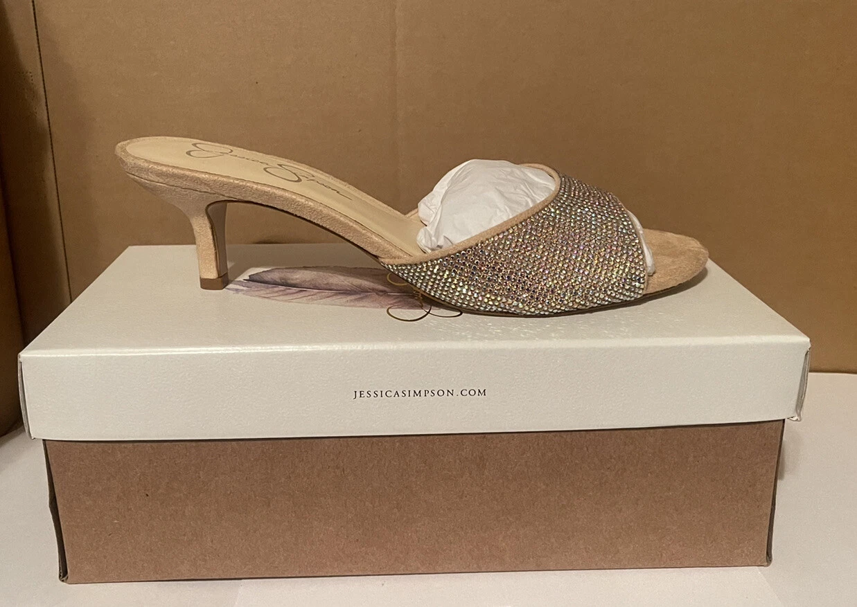 Chaussures Jessica Simpson : style : JS SOFIAH. Taille 10. Microsuede Blush Supreme.