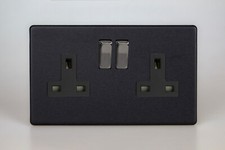 Varilight Screwless Urban Matt Black Range - Iridium Switches