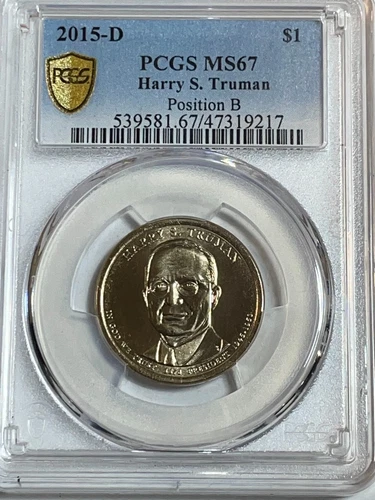 2015-D Presidential Dollar Harry S Truman — photo from the most recent tracked eBay sale