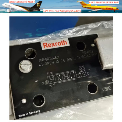 Rexroth valve 0811404801 4WRPEH 10C3 B100L-2X/G24K0/A1M UPS Fast Shipping