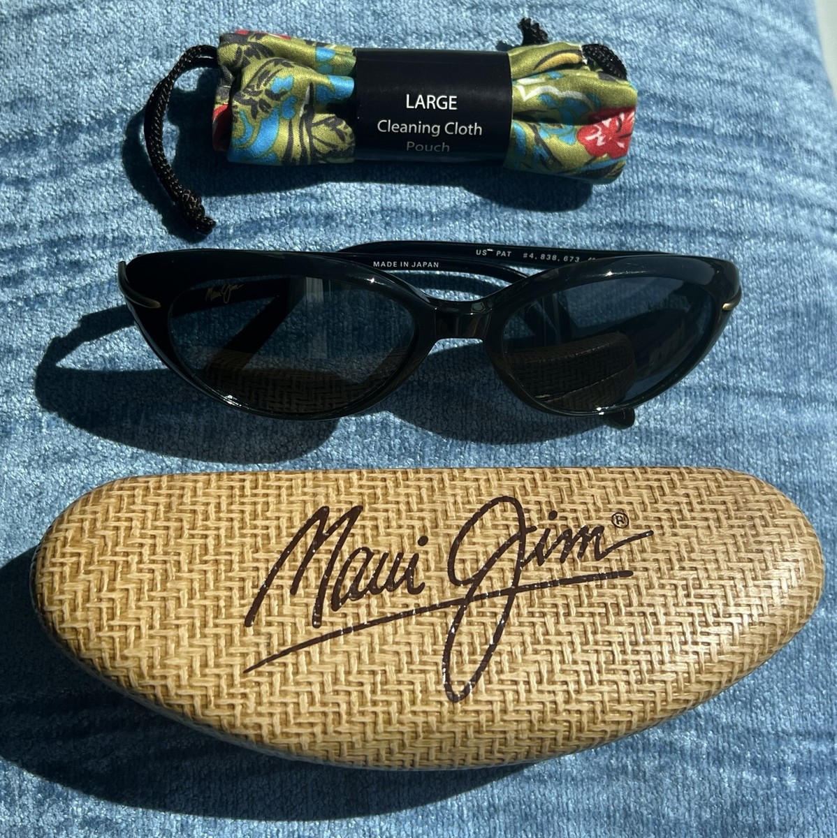 Maui Jim Cabana MJ 147 02 - Black Frame & Neutral Grey Polarized
