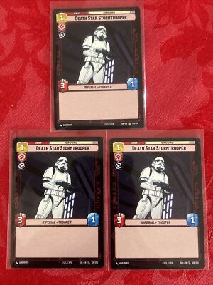 3x Star Wars Unlimited - Death Star Stormtrooper - 128/252 Spark of Rebellion x3