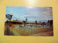 El Capitan Lodge Motel Casino Hawthorne Nevada vintage postcard swimming pool