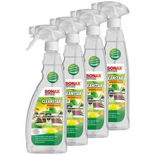 CleanStar Ecocert Innen Reiniger Auto Innenraumreiniger 02534000 SONAX 4X 750 ml