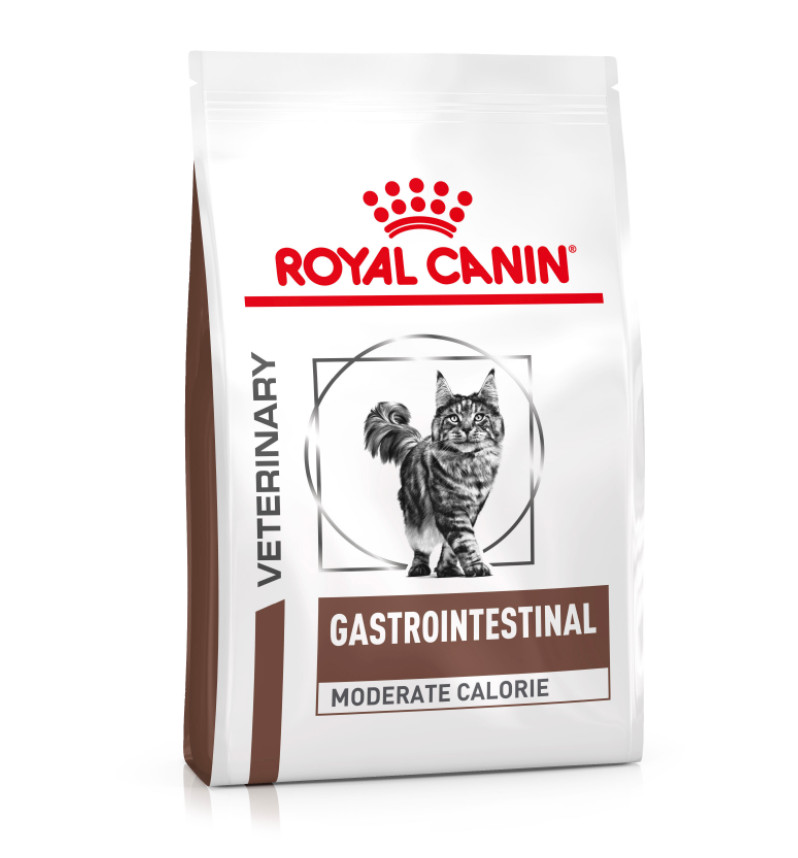 ROYAL CANIN Cat Food Gastrointestinal Moderate Calorie 4kg Bag