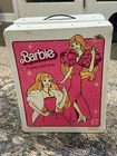 Vintage Barbie 1982 Superstar Double Vinyl Pink Trunk Doll Wardrobe Case & Acc