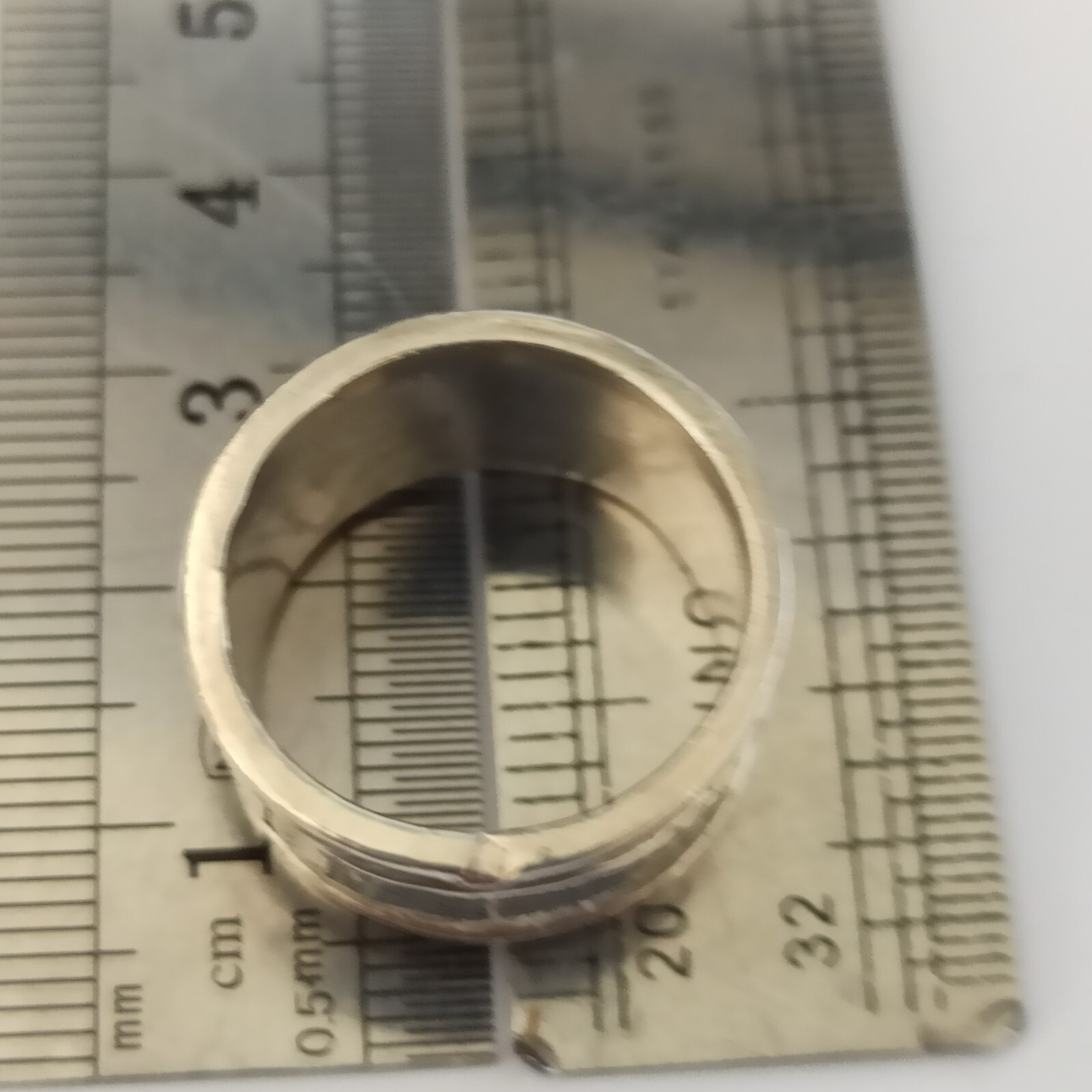 Silver Spinner Ring Handmade Artisan 925 Band Mod… - image 12