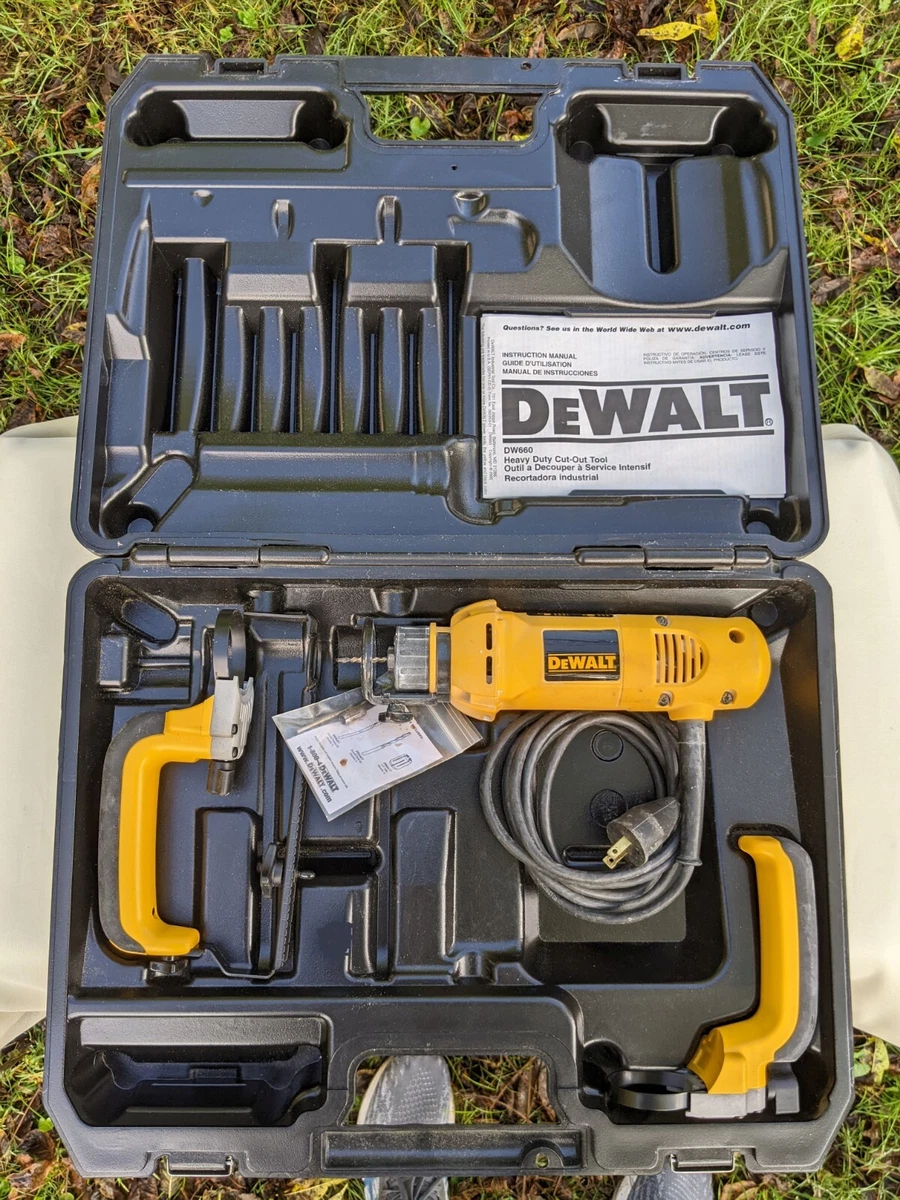 Dewalt DW660SK Heavy Duty Corded Cut Out Tool Complete in Case w