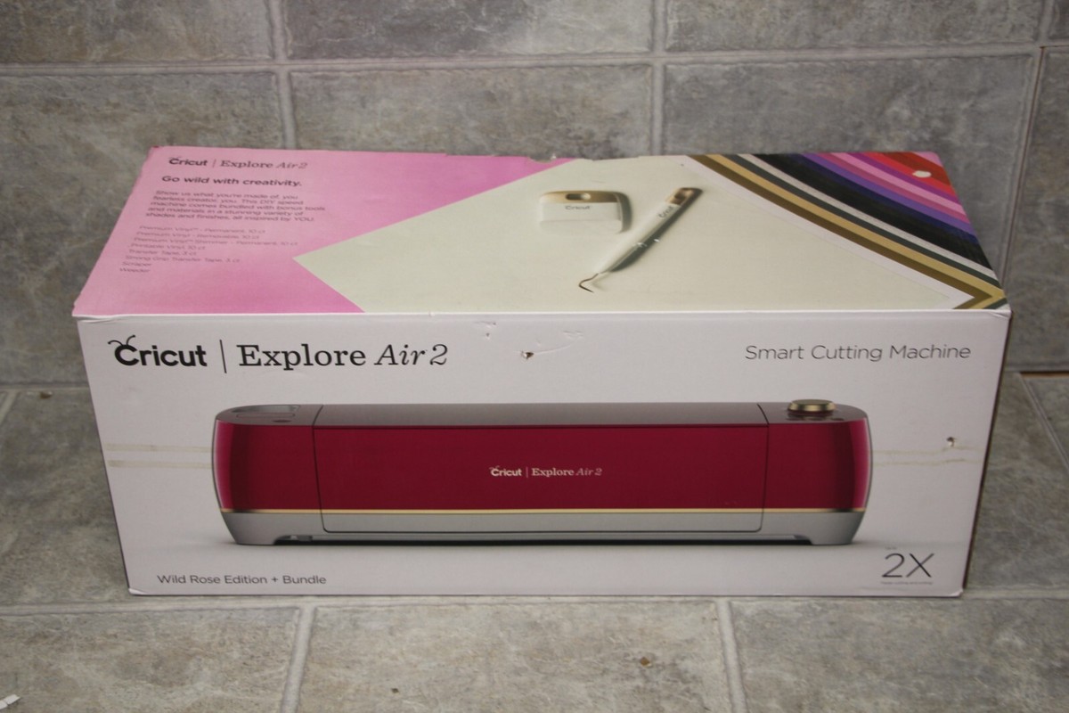 Pink Cricut Explore Air Machine Bundle Wild Rose Cricut Explore