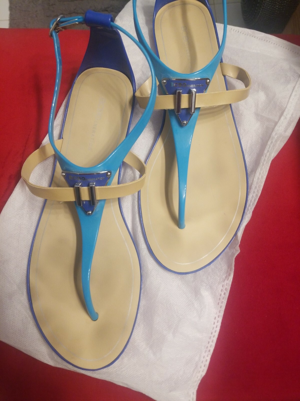 bcbg jelly sandals