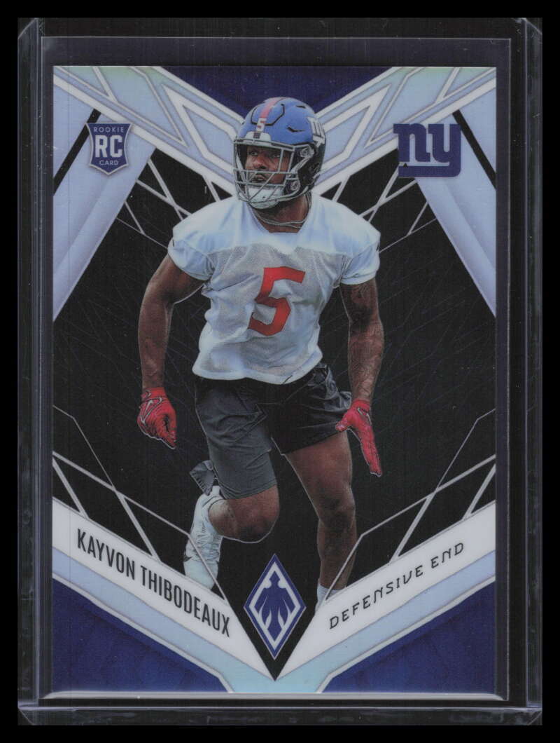 2022 Panini Phoenix Black 168 Kayvon Thibodeaux Rookie 3/10