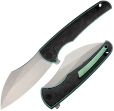 VDK Knives Vice Folding Knife 4" Bohler M390 Steel Blade Titanium/CF Handle