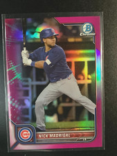 2022 Bowman Chrome Nick Madrigal Fuschia Refractor /299