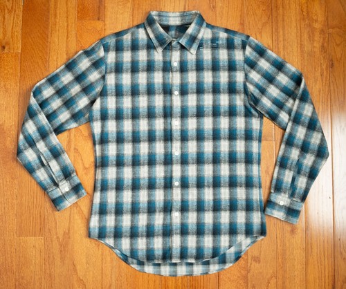 N. HOOLYWOOD Compile Plaid Flannel Shirt MADE IN JAPAN Sz 36 S