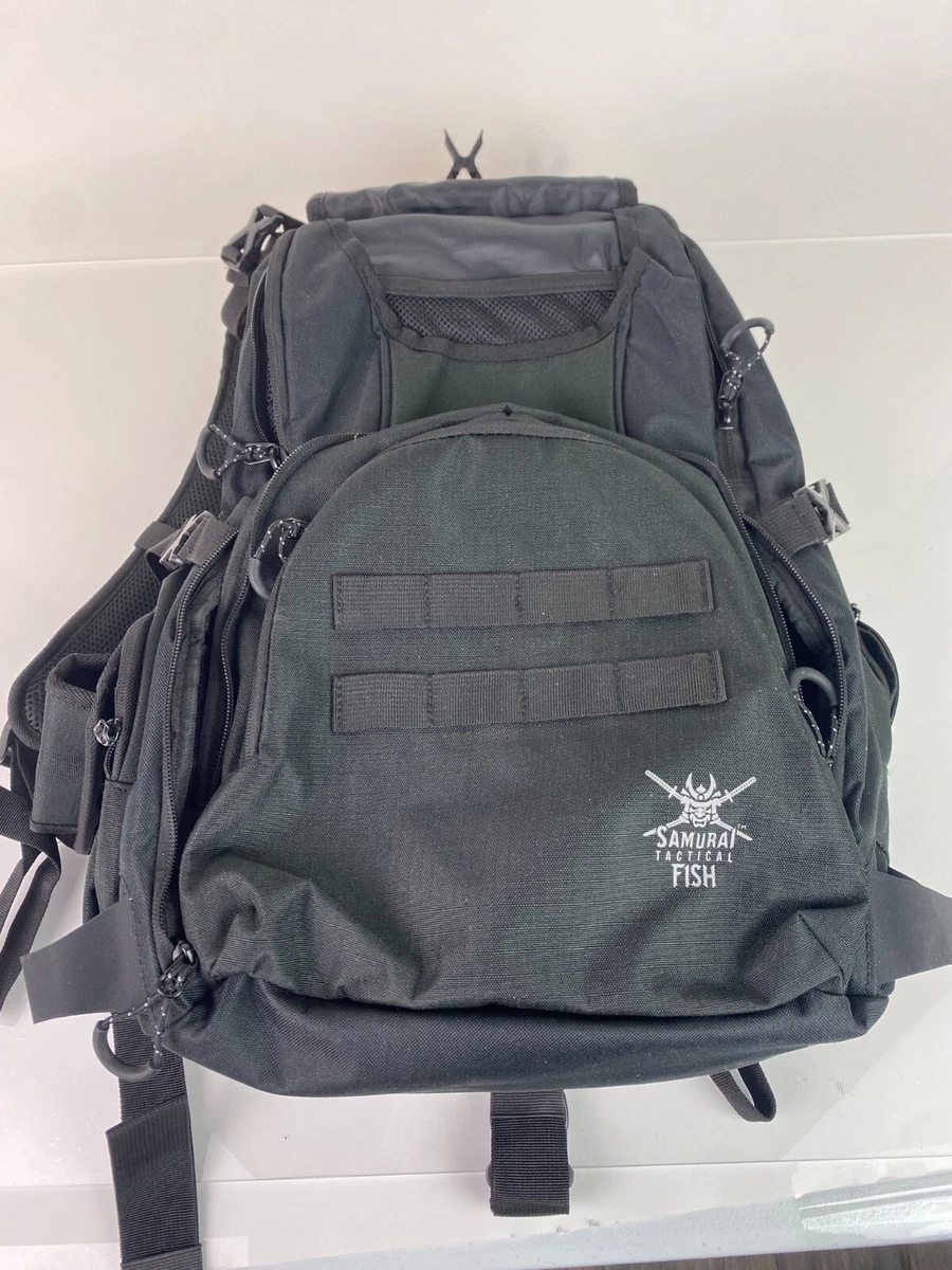 NEW! Samurai Tactical Fish Kojiro Tackle Backpack ZPB016ST-008 Black. | eBay