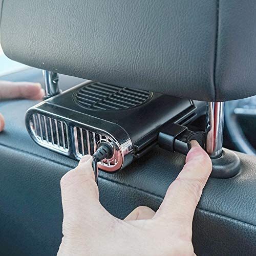 Mini USB Car SUV Seat Back Cooling Fan Portable 3 Speed Headrest Silent Cooler