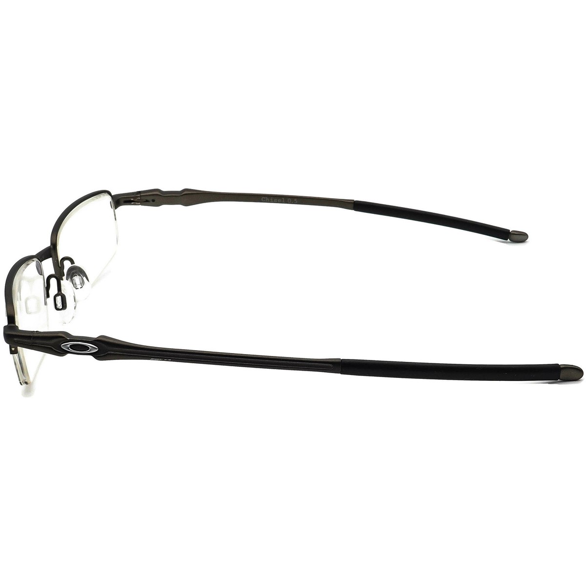 Oakley Eyeglasses OX3146-0251 Chisel 0.5 Pewter Half Rim Metal
