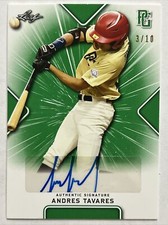 2021 LEAF PERFECT GAME ANDRES TAVARES AUTO 3/10