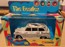 THE BEATLES CORGI DIECAST MODEL  NEWSPAPER TAXI EXCELLENT CONDITION UNOPENED BOX